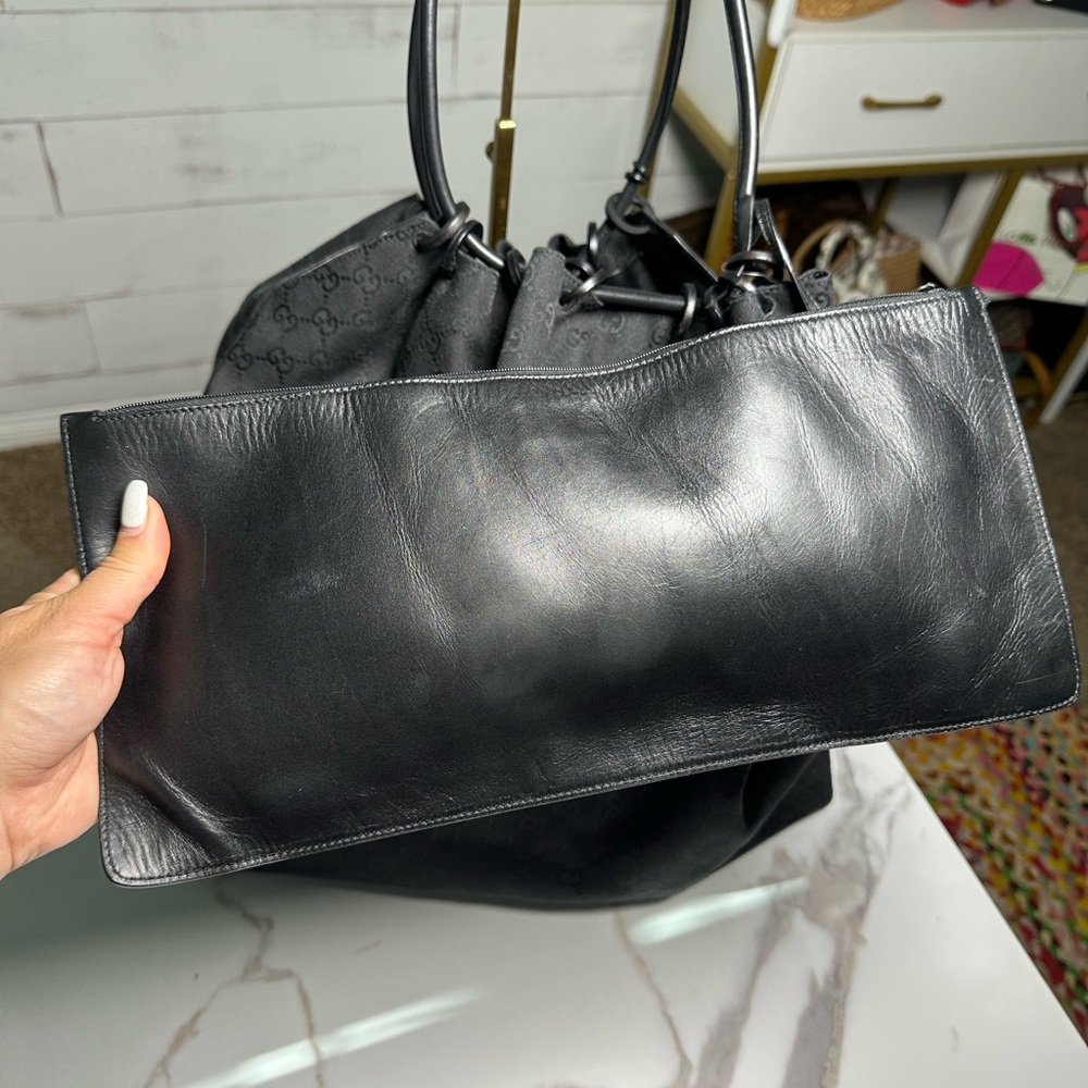 Gucci Canvas Bucket Bag - Picture 5 of 11